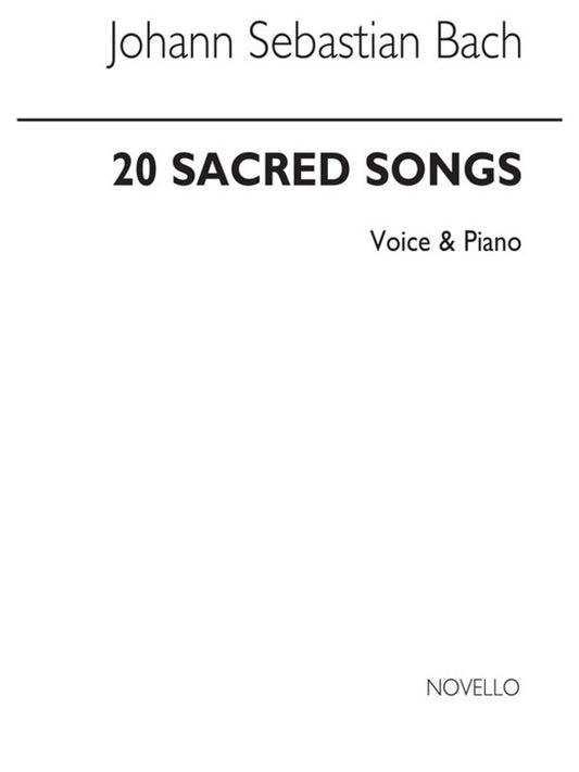 Bach 20 Sacred Songs Voice(Arc)