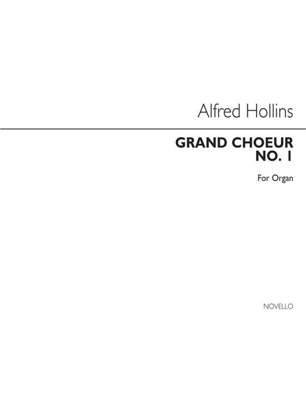 Grand Chouer No 1 For Organ (Softcover Book)