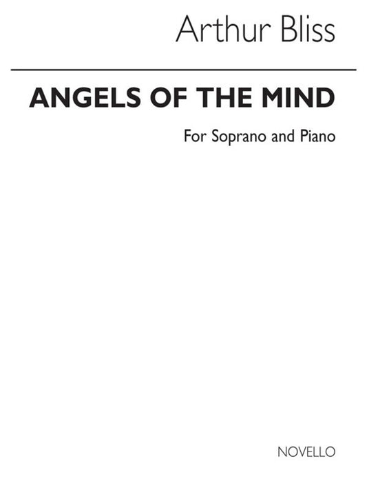 Bliss Angels Of The Mind Soprano And Piano (Softcover Book)