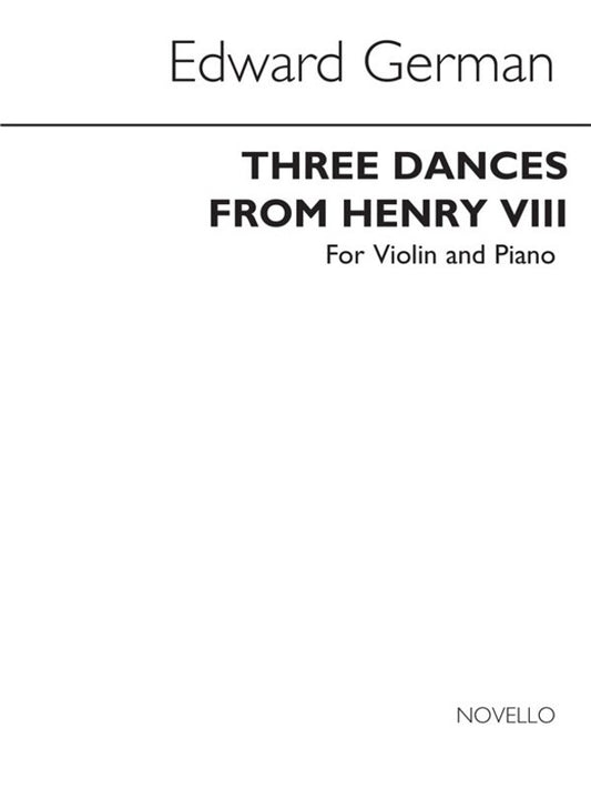 German 3 Dances From Henry 8Th Violin/Piano(A (Softcover Book)