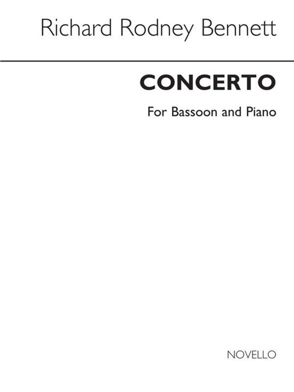 Bennett - Concerto for Bassoon and Piano, Novello, 1 Page