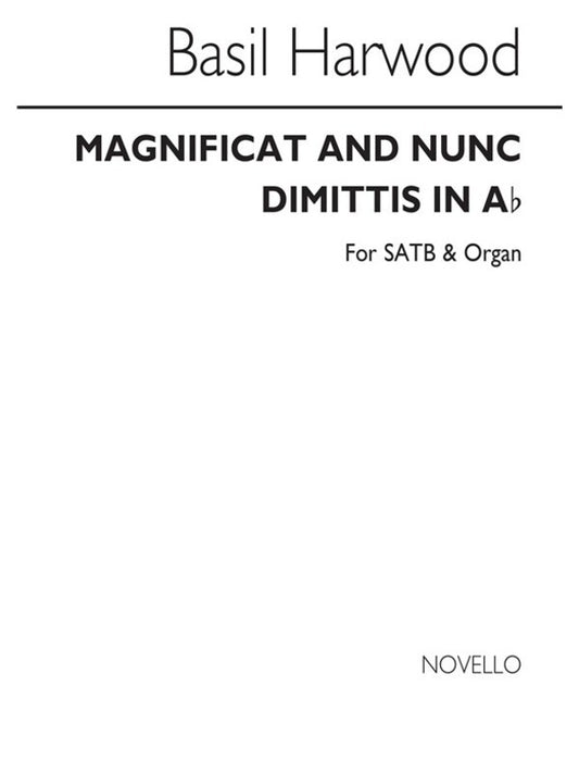 Magnificat And Nunc Dimittis In A Flat SATB/Organ