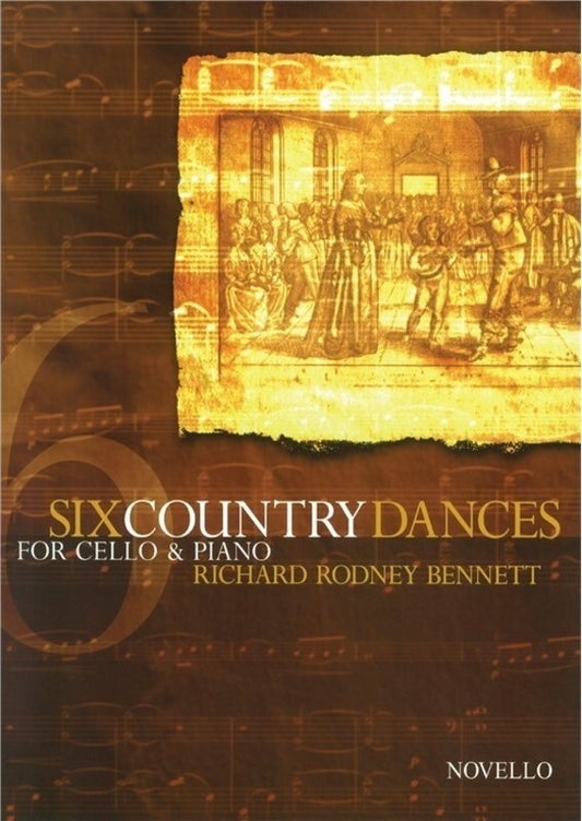 Bennett 6 Country Dances Cello/Piano (Softcover Book)
