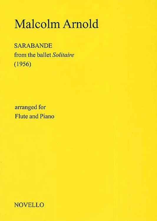 Sarabande For Flute And Piano (Softcover Book)