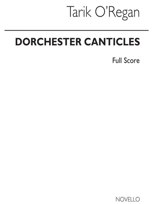 Oregan Dorchester Canticles Full Score