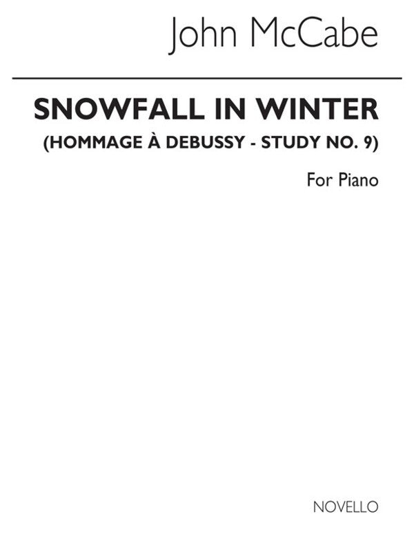 John Mccabe Snowfall In Winter Piano Solo (Softcover Book)