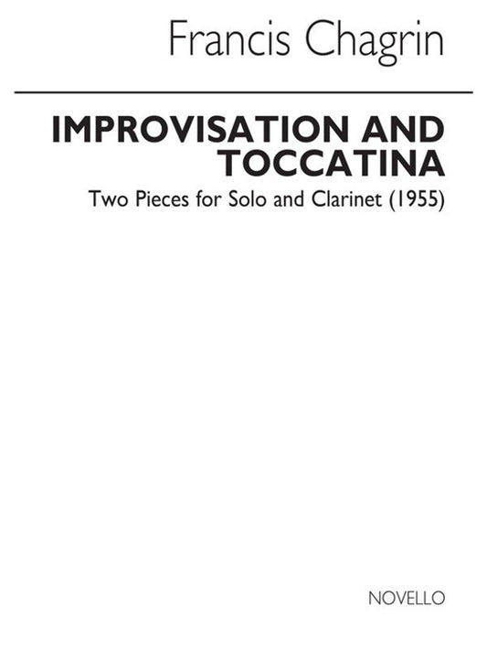 Chagrin - Improvisation & Toccatina for Solo Clarinet