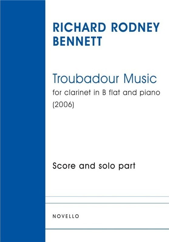 Troubadour Music Clarinet/Piano (Softcover Book)
