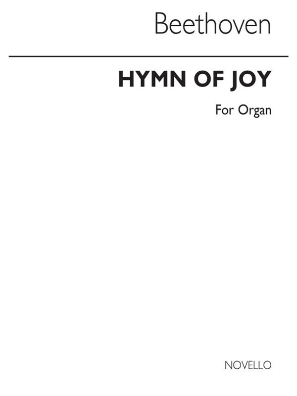 Beethoven Hymn Of Joy Organ(Arc) (Softcover Book)