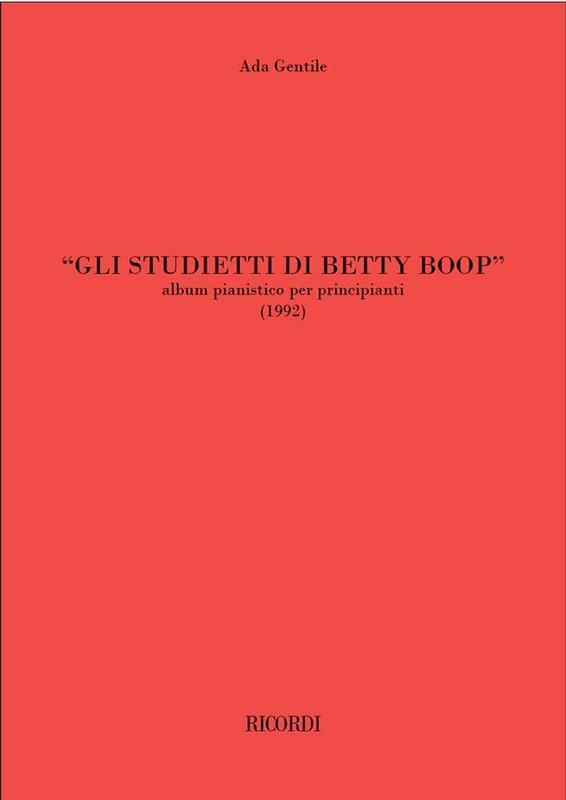 Gentile - Gli Studietti Di Betty Boop Piano (Softcover Book)