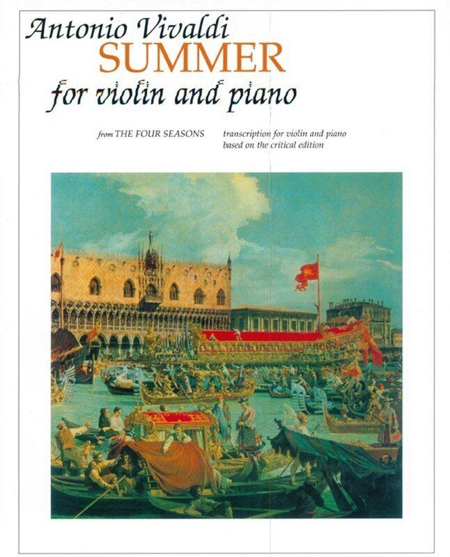 Vivaldi's Summer from The Four Seasons for Violin and Piano - Ricordi Edition