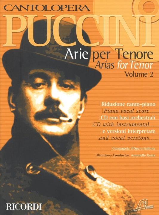 Sing The Opera Puccini Arias Tenor Vol 2 W/CD Book
