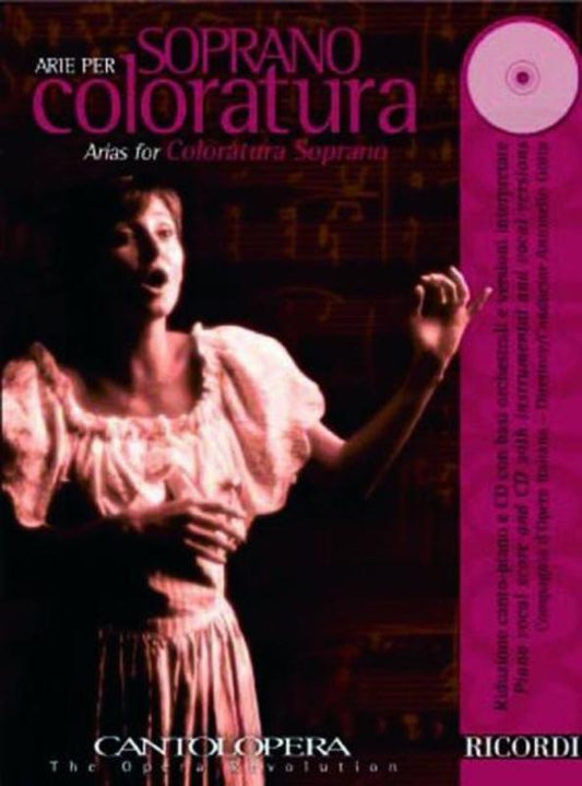 Arie Per Soprano Coloratura Vol 1 Book/CD Book