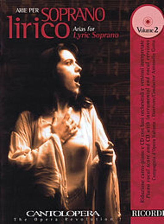 Arie Per Soprano Lirico Vol 2 Book/CD Book