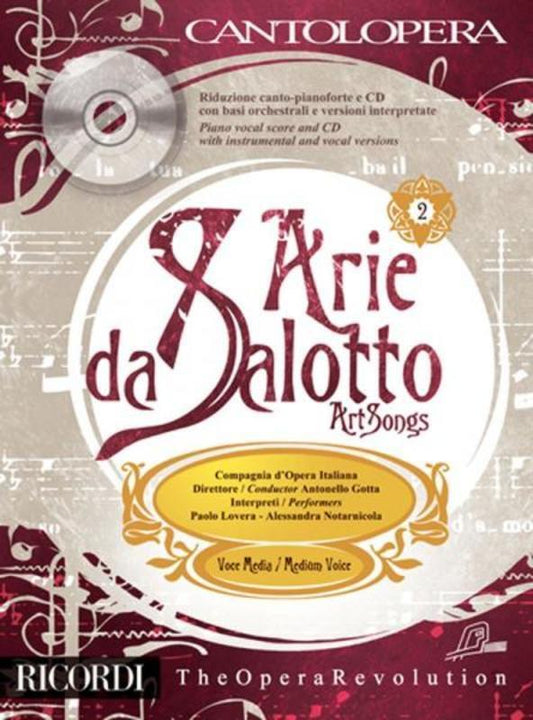 Arie Da Salotto Med Vol 2 Cantolopera Book/CD Book