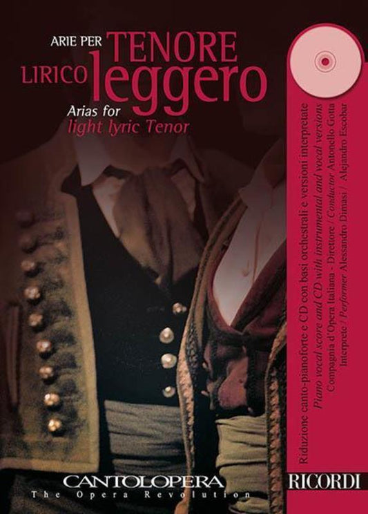 Arias For Light Lyric Tenor Softcover Book/CD