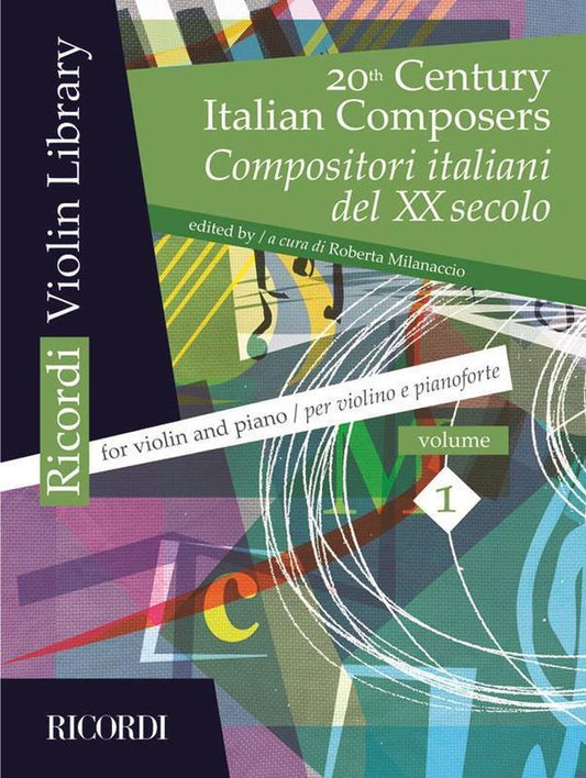 20th Century Italian Composers Vol 1 Violin/Piano (Softcover Book)