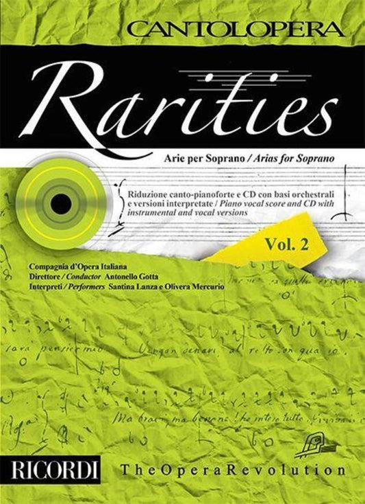 Rarities - Arias Ofr Soprano Vol 2 (Softcover Book/CD)