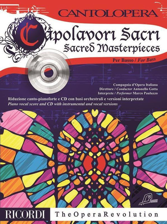 Sacred Masterpieces For Bass Softcover Book/CD