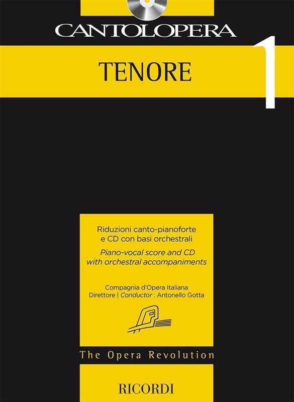 Cantolopera Tenor 1 Softcover Book/CD