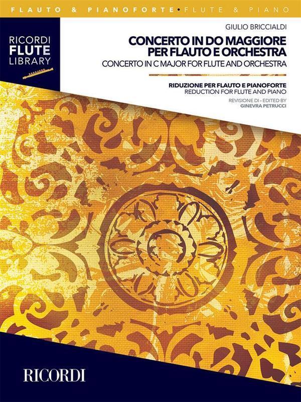 Briccialdi - Concerto In C Major Flute/Piano (Softcover Book)