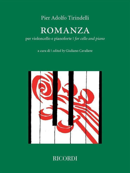 Tirindelli - Romanza For Cello/Piano (Softcover Book)
