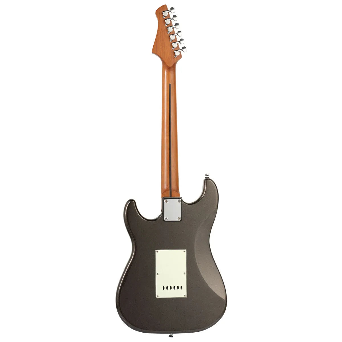 Northstar S-Style Electric Guitar Charcoal Frost 6 String Double Cutaway with Humbucker Pickups [NS1-CF-HH] — view 2