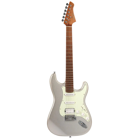 Northstar NS1-IS-HSS Electric Guitar Inca Silver, Poplar Body, Maple Neck, 2 Single Coil & 1 Humbucker, 6 String Double Cutaway
