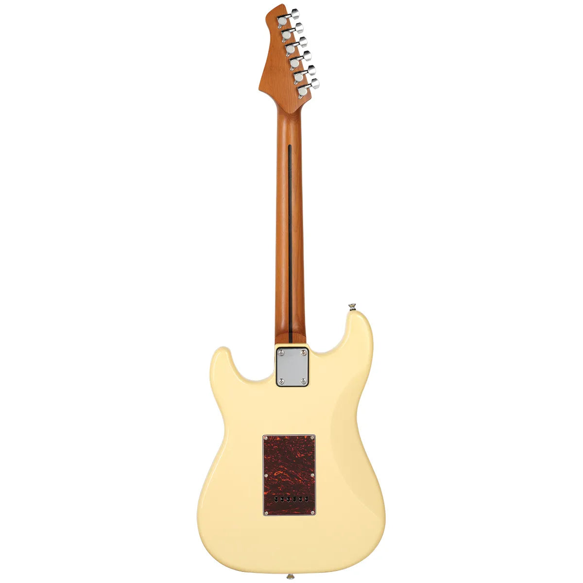 Northstar NS1-VW S-Style Electric Guitar Vintage White with Poplar Body and Ceramic Pickups — view 2