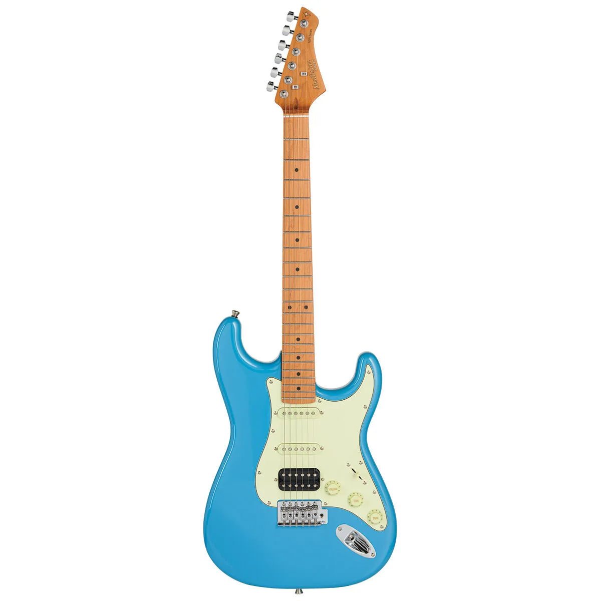 Northstar Pro NSP1-CB Electric Guitar Cadillac Blue Double Cutaway — view 2