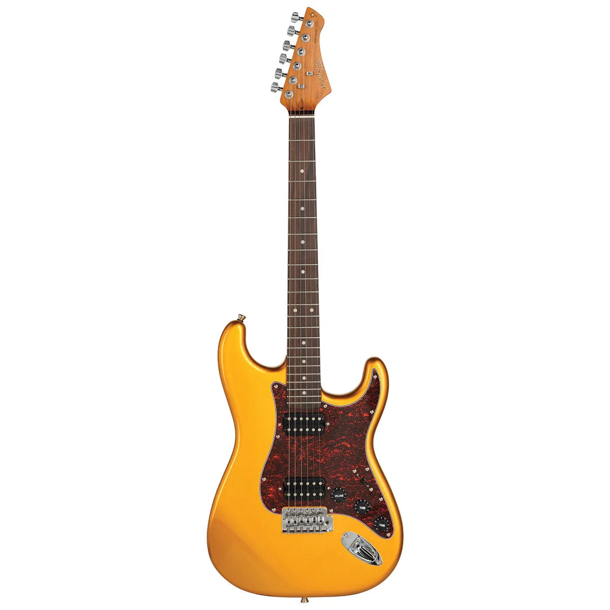 Northstar Pro NSP1-SC Sienna Copper Electric Guitar 6 String Double Cutaway with Torrefied Maple Neck and Ceramic Humbucker Pickups — view 2