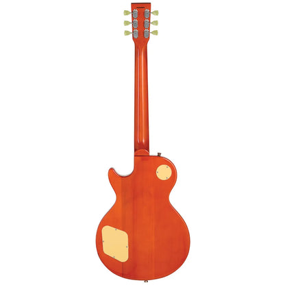Northstar Pro NSP3-GT LP-Style Electric Guitar Metallic Gold Top with Mahogany Brown Back — view 3