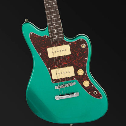 Northstar Pro NSP4-EG Electric Guitar Metallic Emerald Green Gloss 6 String Offset