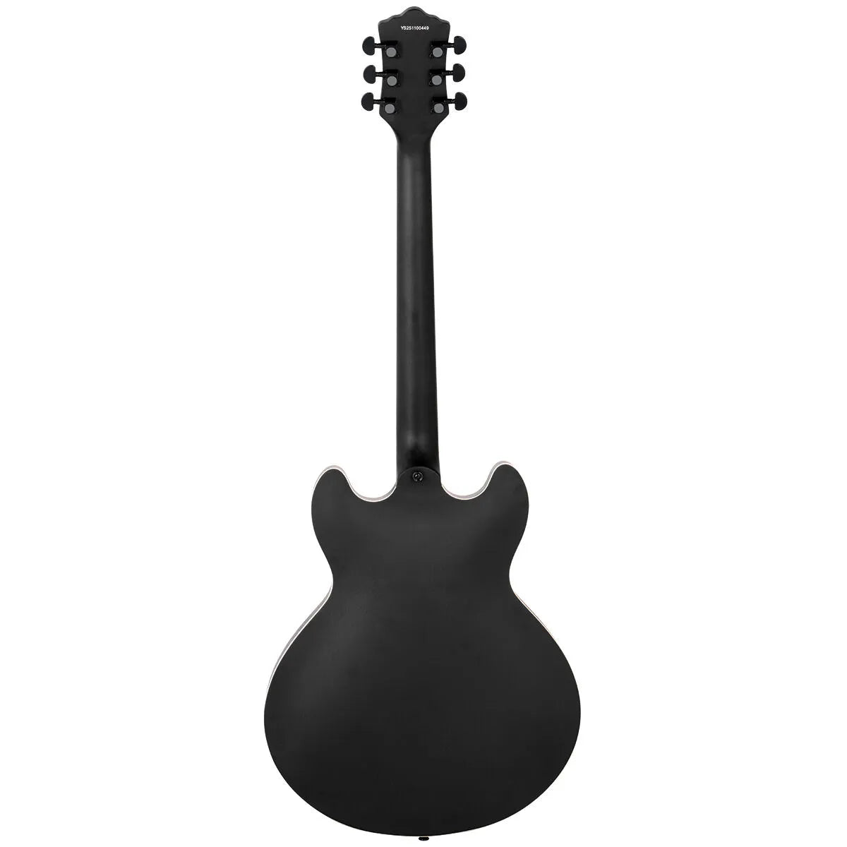 Northstar Pro NSP5-BK Hollow Body Electric Guitar Open Pore Black Satin — view 3