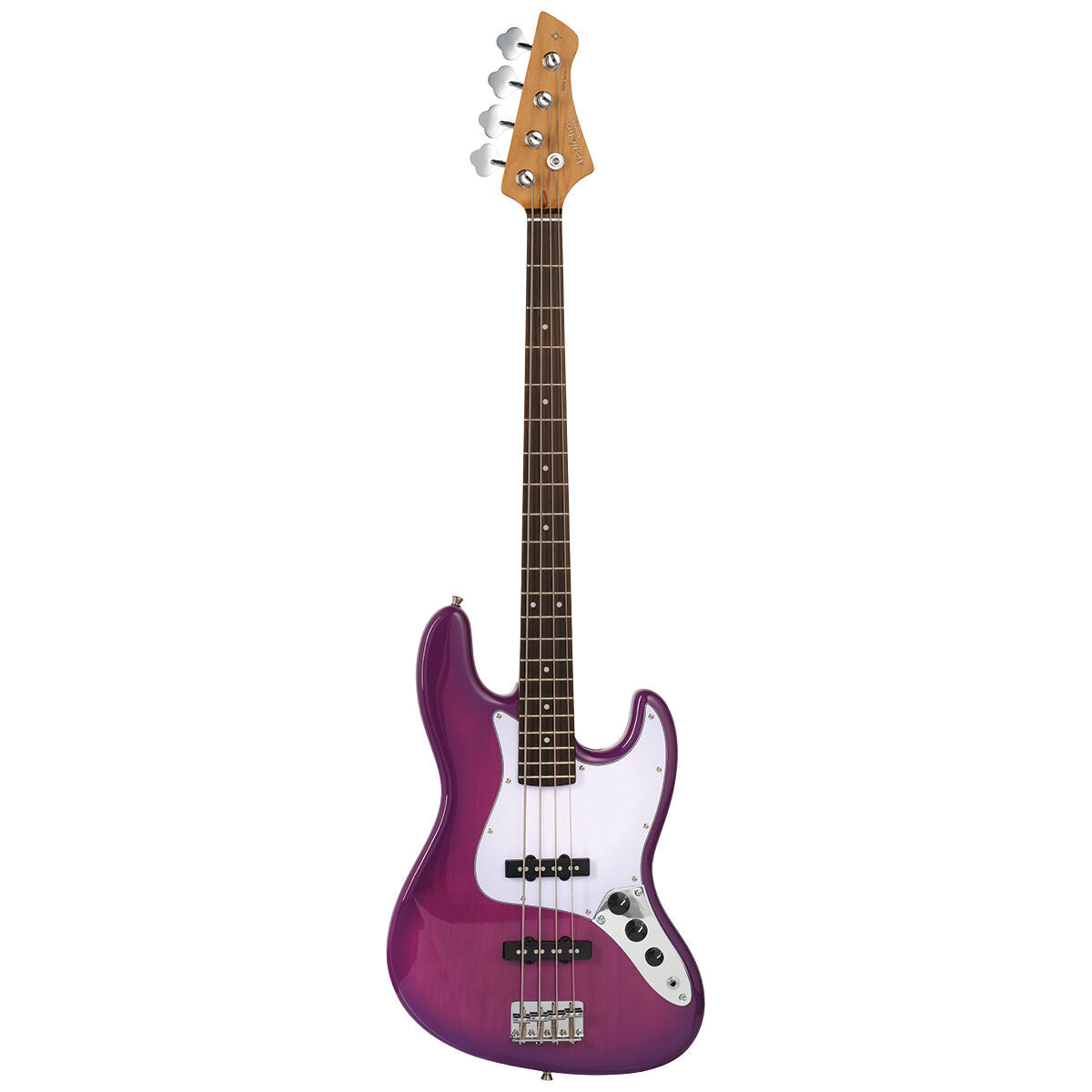 Northstar Pro Electric J-Style Bass Guitar Thru Purple NSP6J-P — view 2