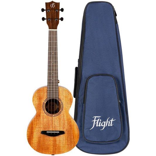 Flight NUT500 Tenor Ukulele with Solid Mahogany Top and Gig Bag