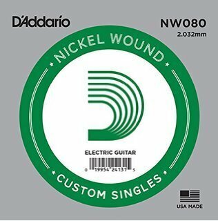 D'Addario NW054 Nickel Wound Electric Guitar Single String, .054