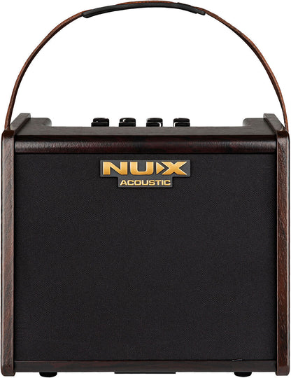 NU-X AC25 Stageman 2-Channel 25W Battery Operated Acoustic Amplifier with Bluetooth and Reverb — view 2