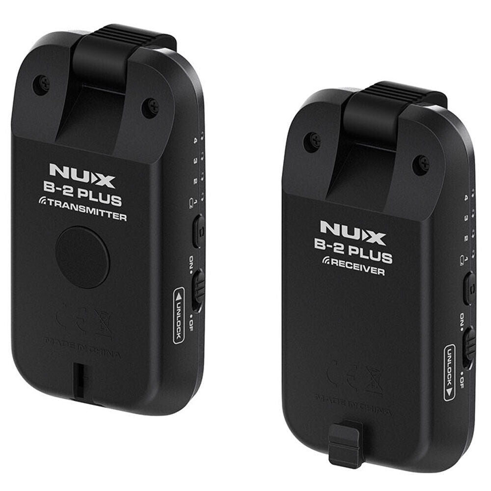 NUX B-2 PLUS Digital 2.4GHz Wireless Guitar System with Auto-Off and 7 Hours Battery Life — view 3