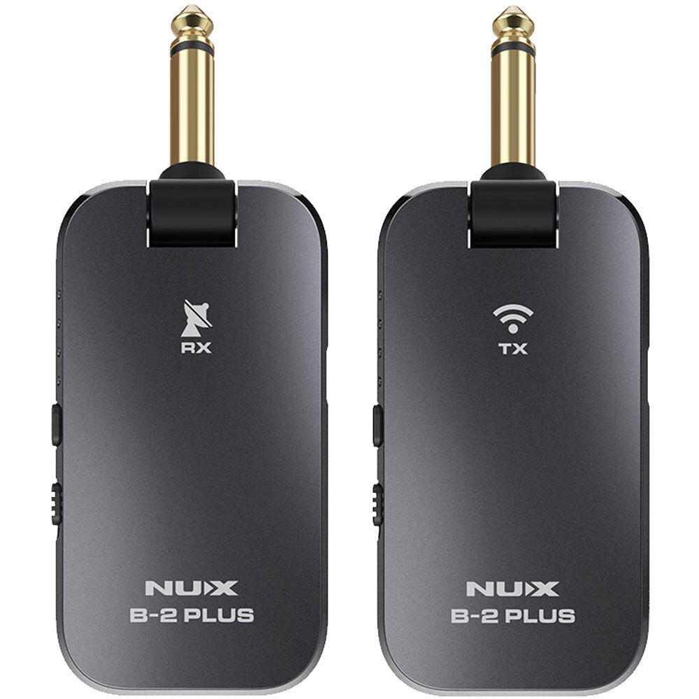 NUX B-2 PLUS Digital 2.4GHz Wireless Guitar System with Auto-Off and 7 Hours Battery Life