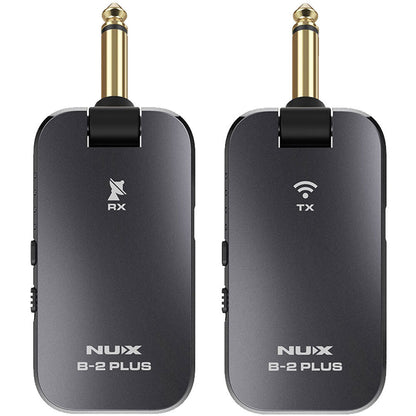 NUX B-2 PLUS Digital 2.4GHz Wireless Guitar System with Auto-Off and 7 Hours Battery Life
