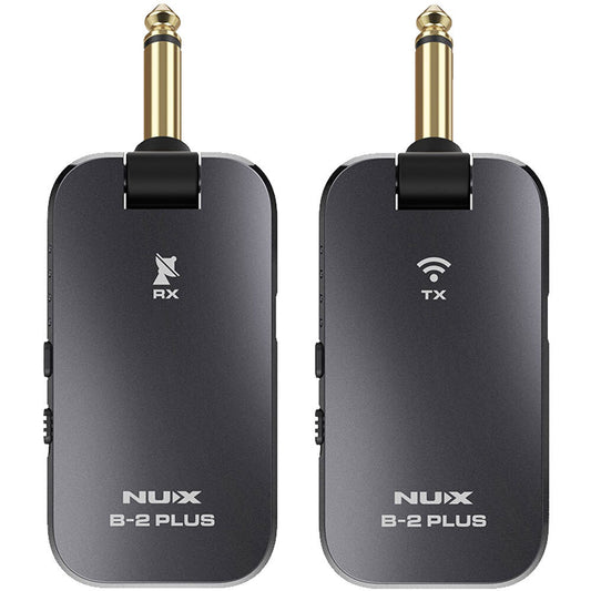 NUX B-2 PLUS Digital 2.4GHz Wireless Guitar System with Auto-Off and 7 Hours Battery Life