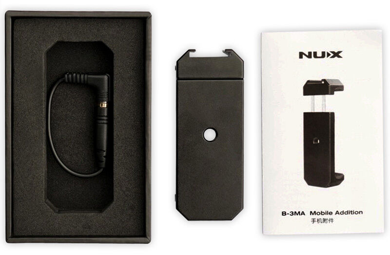 NU-X B3MA Mobile Phone Accessory for B3 Wireless Mic System with Phone Holder and TRS to TRRS Adaptor Cable — view 5