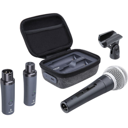 NU-X B3RC 2.4GHz Wireless Microphone System Bundle with Dynamic Microphone and Charging Box