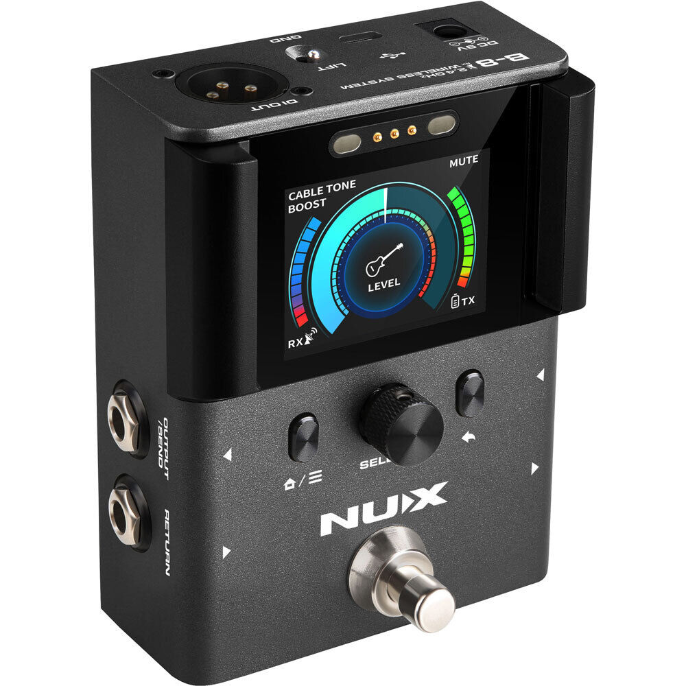 NUX B-8 Professional Digital Wireless System with Pedal Receiver for Guitar and Bass — view 6