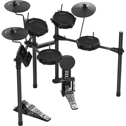 NU-X DM110 Portable 8-Piece Electronic Drum Kit with Mesh Heads and Bluetooth Connectivity — view 3