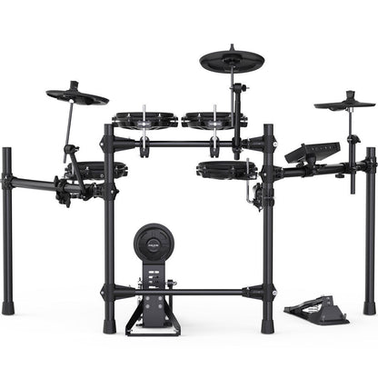 NU-X DM210 Portable 8-Piece Electronic Drum Kit with Mesh Heads, MIDI, Bluetooth, Metronome, Coach, 15 Presets, 10 Demo Songs — view 3
