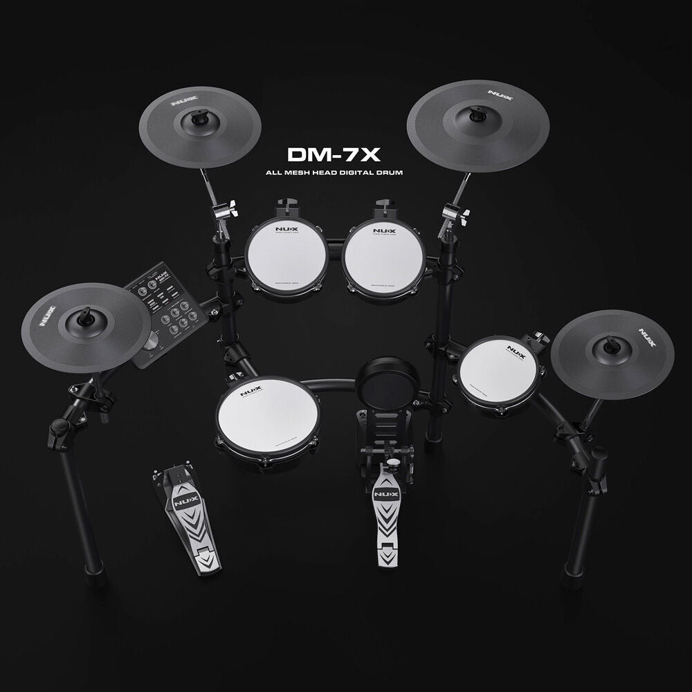 NU-X DM7X Professional Electronic Drum Kit with REMO Mesh Heads - 9-Piece Set — view 4