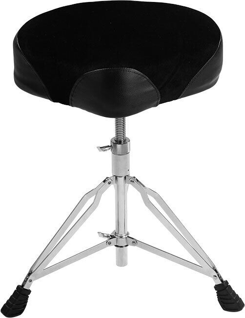 NU-X Double Braced Moto-style Drum Throne with Detachable Seat and Folding Tripod Base — view 2