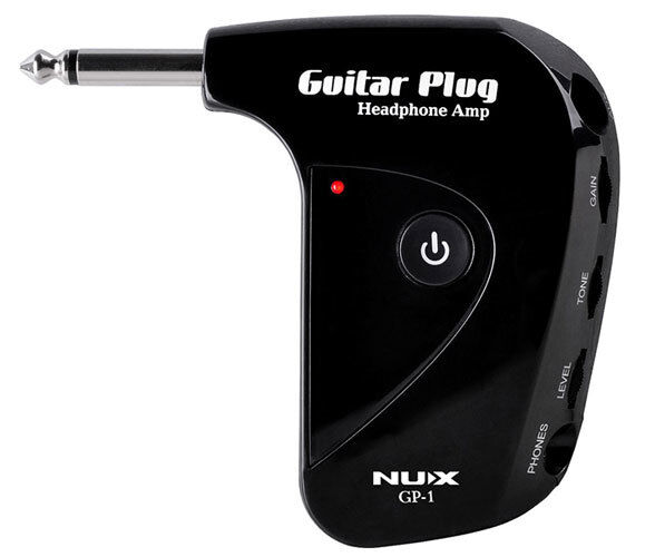 NU-X GP-1 Analog Series Guitar Plug Headphone Amp with Distortion and AUX Input